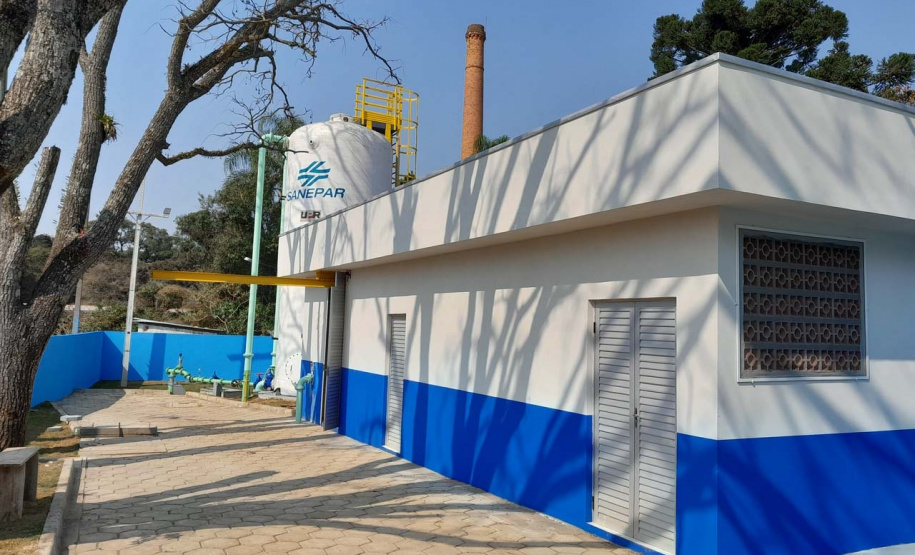 Sanepar amplia em 100% a produção de água tratada em Porto Amazonas