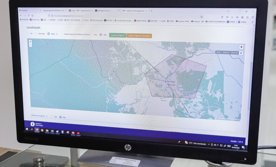 Sistema Alerta Defesa Civil