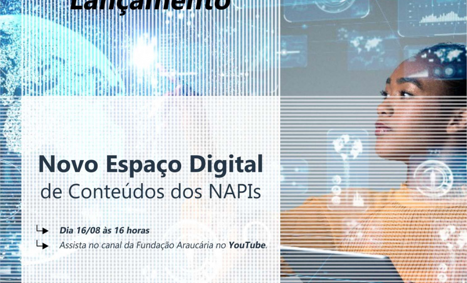 Fundação Araucária lançará espaço digital com informações acessíveis sobre os NAPIs