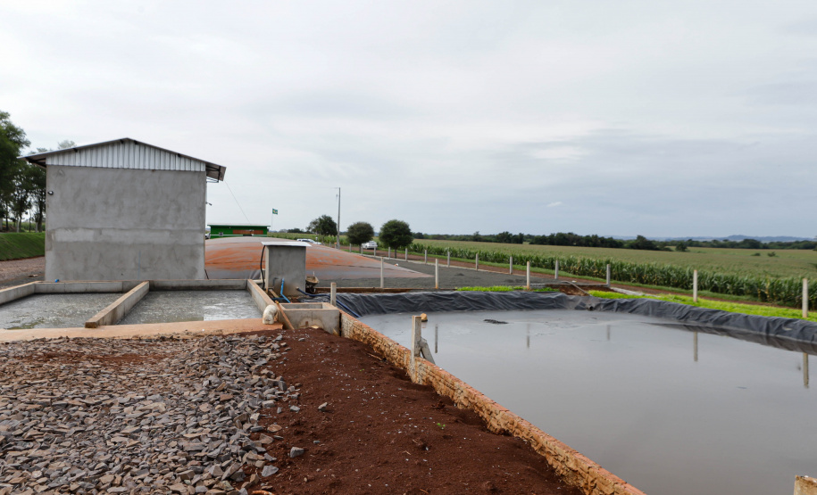 Itaipulândia, 16 de maio de 2024 - Usina de BioGás - produção de energia gerada a partir, neste caso, dos dejetos de suínos -, em Itaipulândia, região oeste do Paraná.
