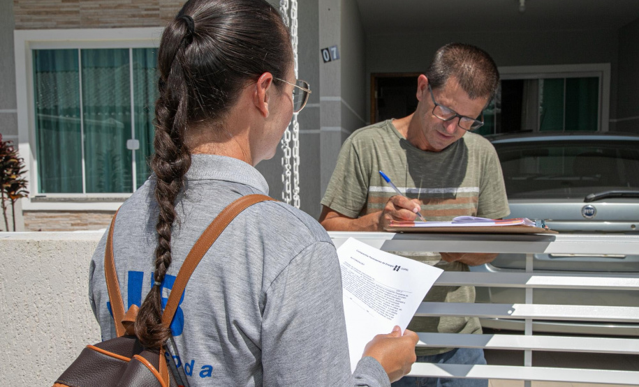 Copel visita consumidores para cadastro de fatura digital