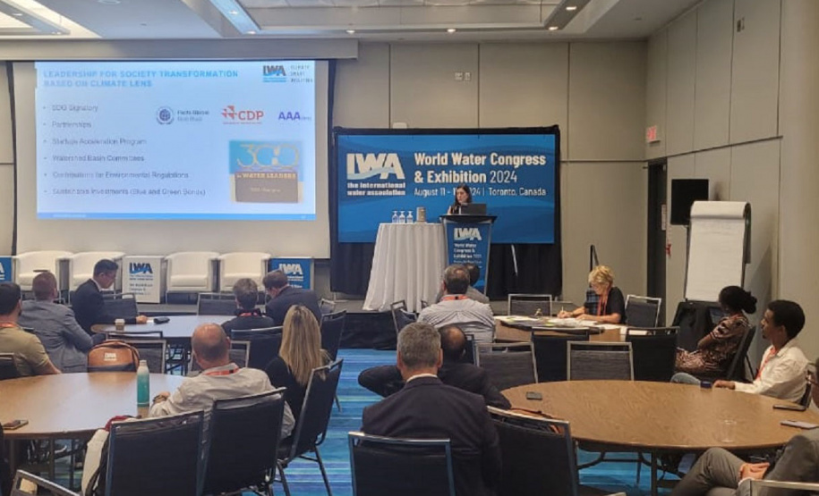 Sanepar mostra ações inovadoras e busca parcerias em Congresso e Exposição Mundial da Água no Canadá