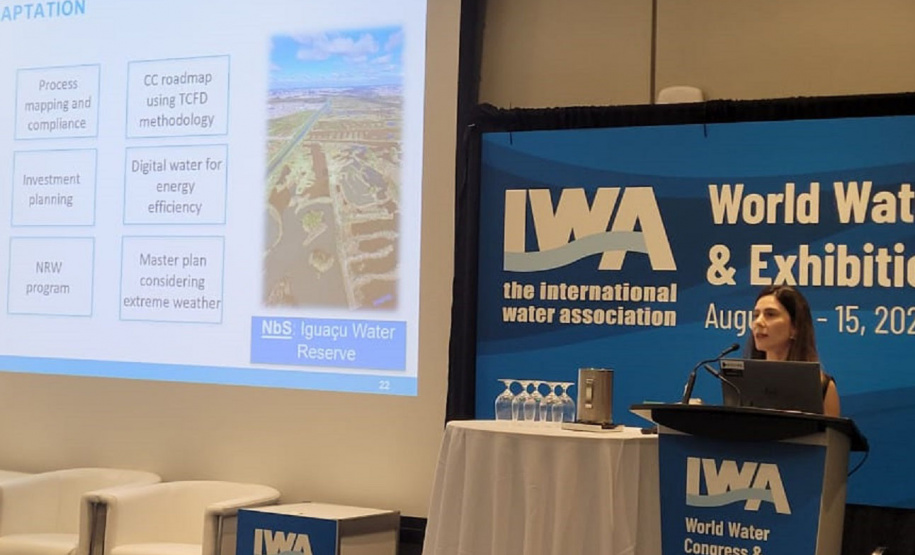 Sanepar mostra ações inovadoras e busca parcerias em Congresso e Exposição Mundial da Água no Canadá