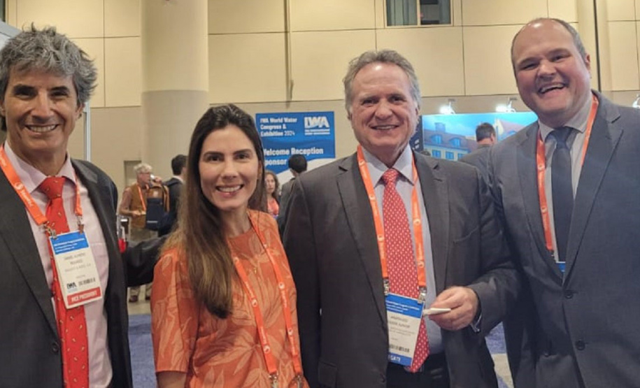 Sanepar mostra ações inovadoras e busca parcerias em Congresso e Exposição Mundial da Água no Canadá