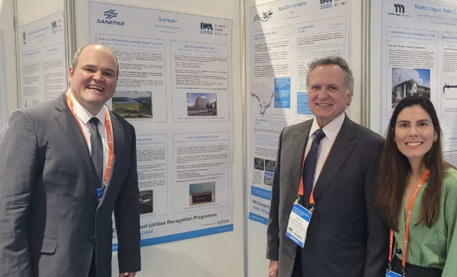 Sanepar mostra ações inovadoras e busca parcerias em Congresso e Exposição Mundial da Água no Canadá
