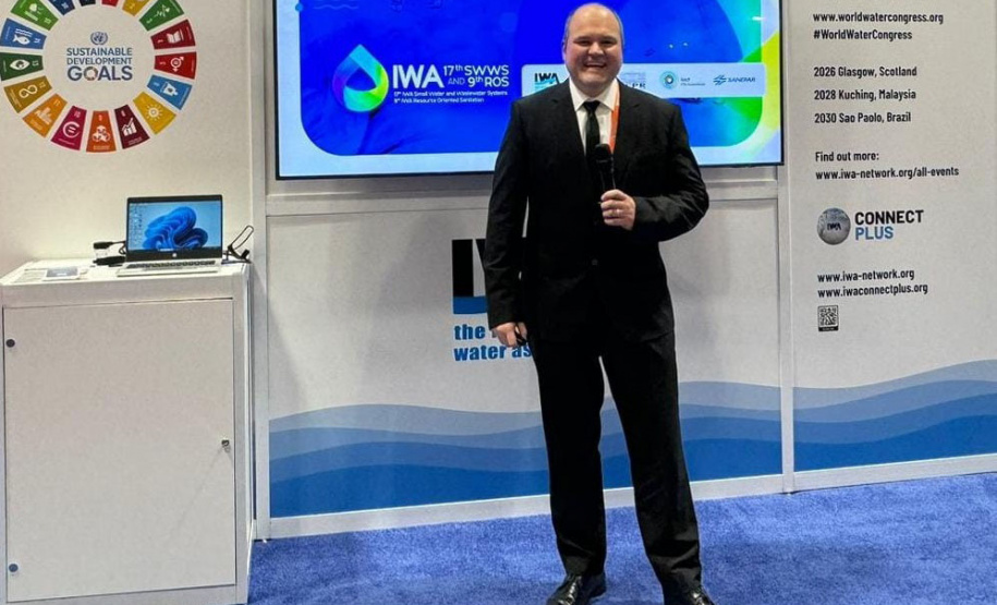 Sanepar mostra ações inovadoras e busca parcerias em Congresso e Exposição Mundial da Água no Canadá