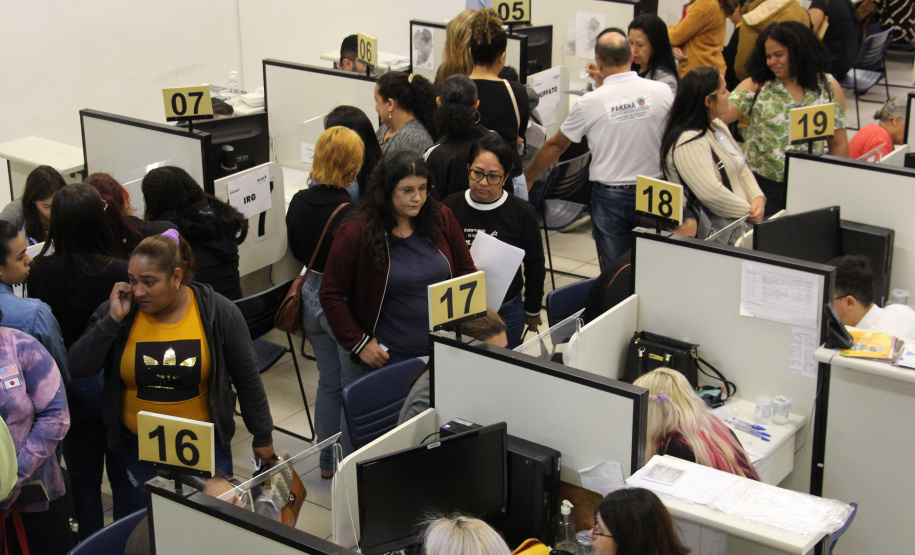 -Paraná tem 18,8 mil vagas de emprego disponíveis nas Agências do Trabalhador