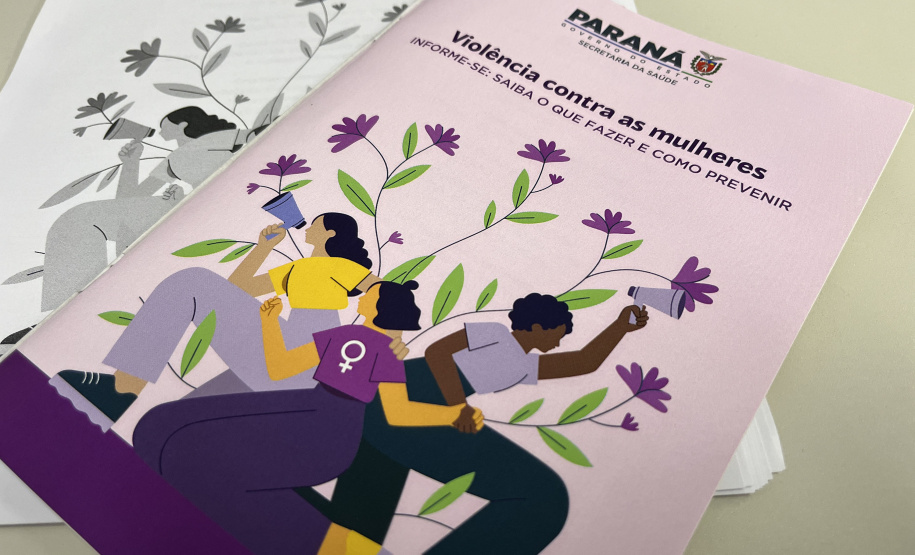 Paraná lança cartilha para orientar sobre violências contra as mulheres