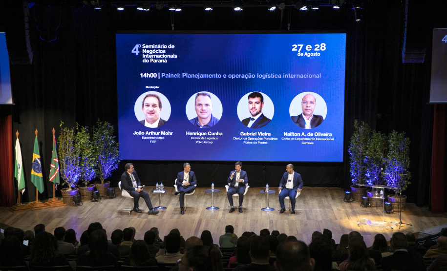 Portos do Paraná participa do 4º Seminário de Negócios Internacionais do Estado