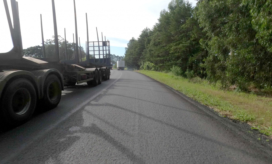 PR-151 whitetopping Ponta Grossa a Palmeira
