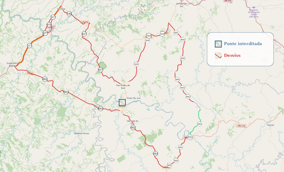 DER PR-457 Ponte Rio Ivaí