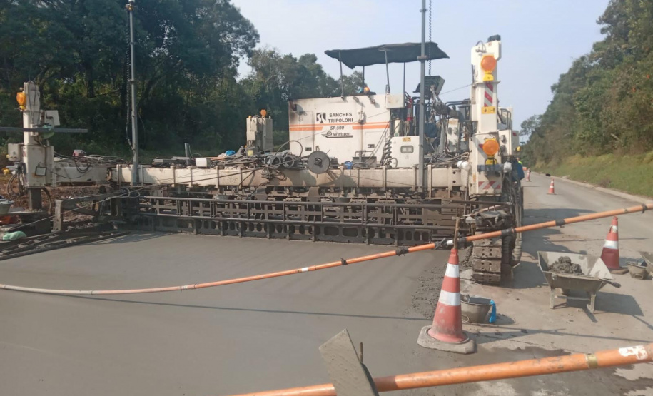 PRC-280 whitetopping Palmas a Clevelândia