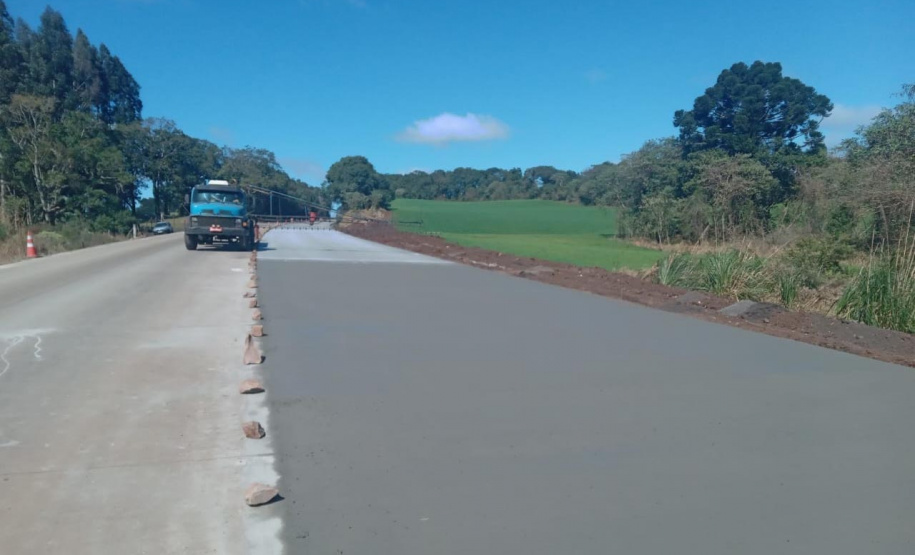 PRC-280 whitetopping Palmas a Clevelândia