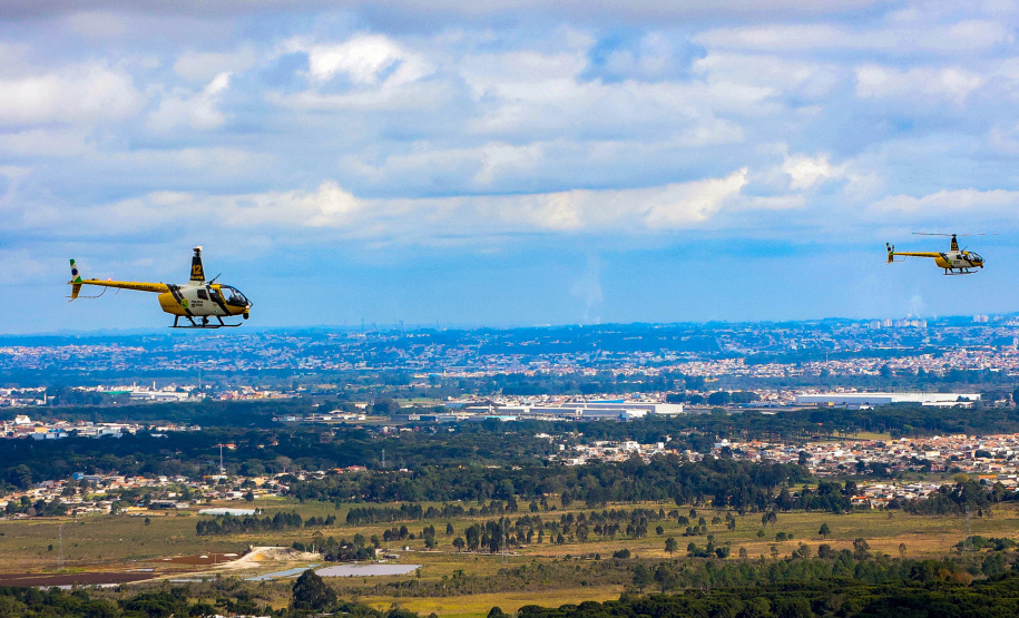 Projeto Falcão da PMPR completa um ano de atuação com mais de 950 missões policiais