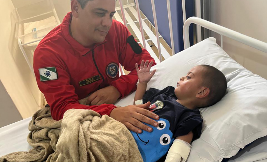 Forças de segurança encontram menino de 2 anos que estava desaparecido em Cambira