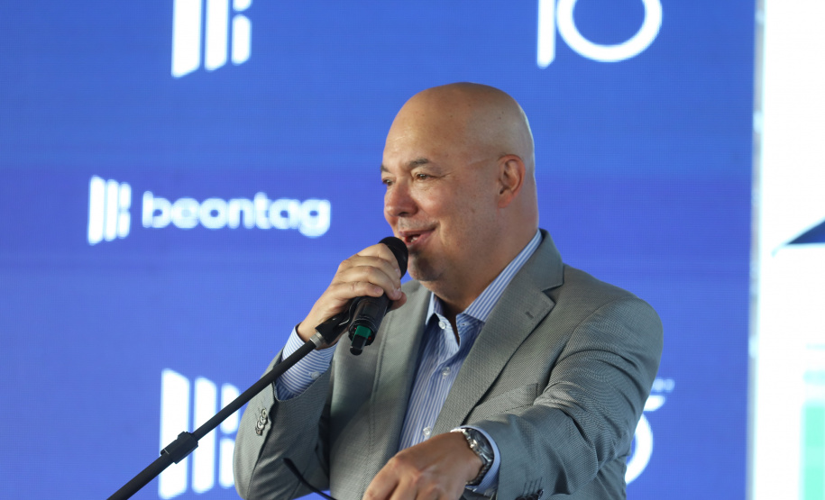 O governador Carlos Massa Ratinho Junior participa nesta sexta-feira (27) de evento de comemoração de 40 anos da Beontag, em Campo Mourão.