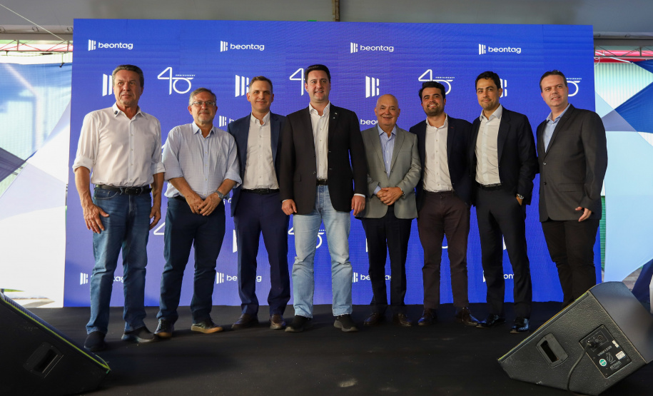 O governador Carlos Massa Ratinho Junior participa nesta sexta-feira (27) de evento de comemoração de 40 anos da Beontag, em Campo Mourão.