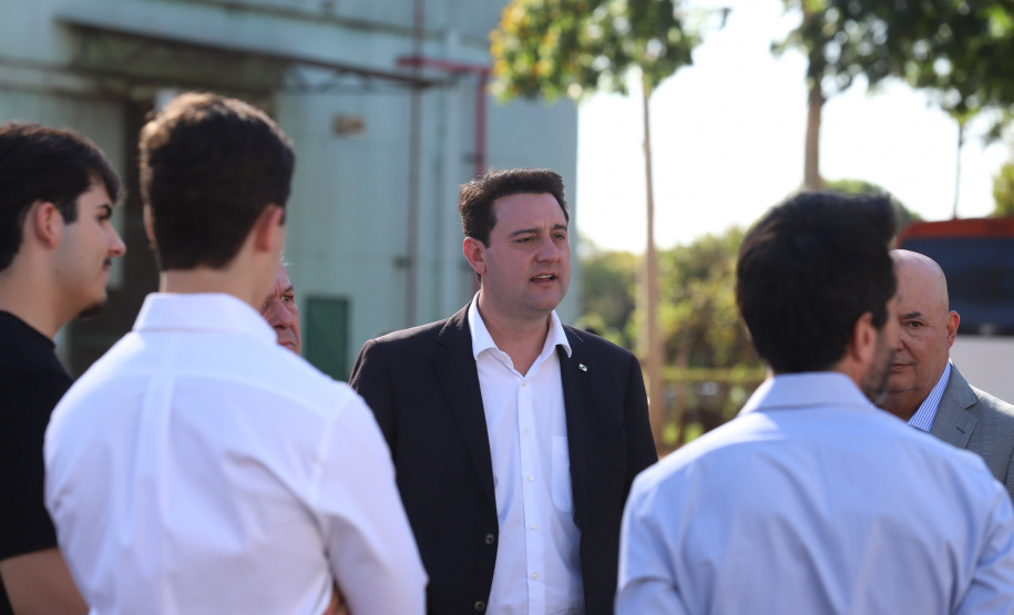 O governador Carlos Massa Ratinho Junior participa nesta sexta-feira (27) de evento de comemoração de 40 anos da Beontag, em Campo Mourão.