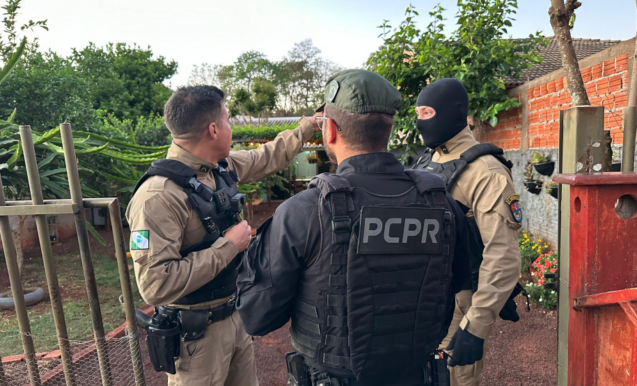 PCPR prende 57 pessoas em três megaoperações simultâneas contra o crime organizado
