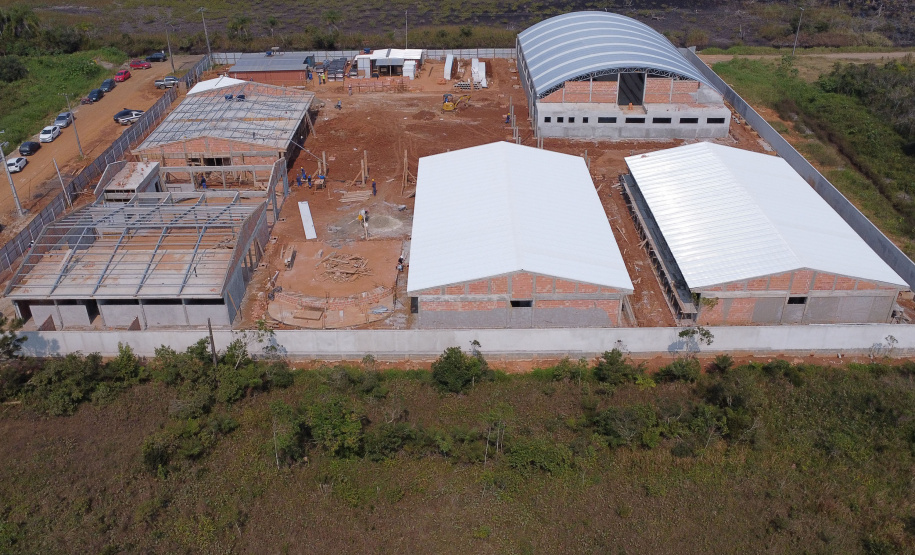 Unidade Nova Escolar Deputado Aníbal Khury está com 65% das obras executadas