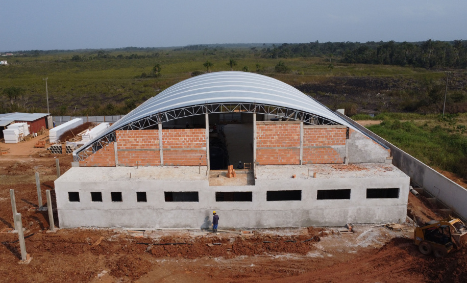 Unidade Nova Escolar Deputado Aníbal Khury está com 65% das obras executadas