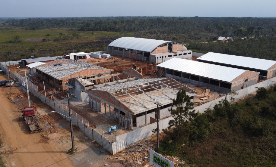 Unidade Nova Escolar Deputado Aníbal Khury está com 65% das obras executadas