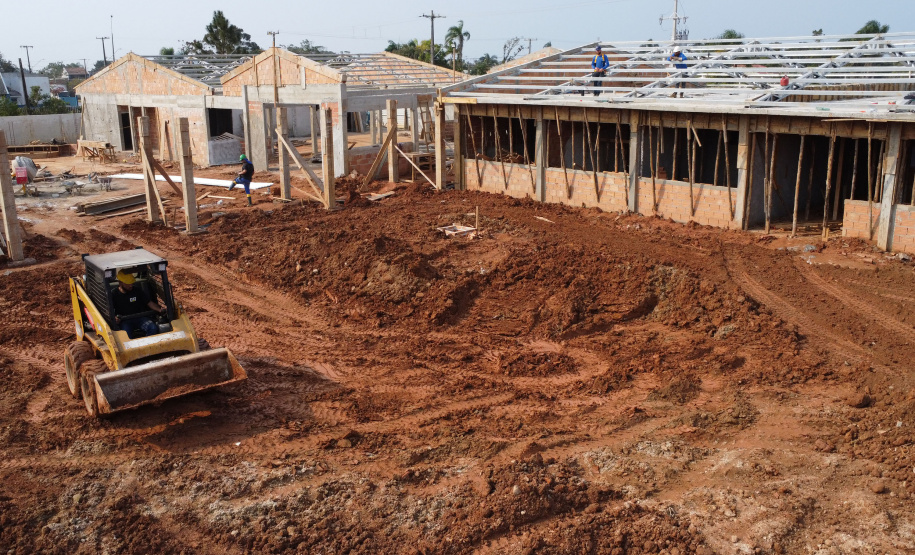 Unidade Nova Escolar Deputado Aníbal Khury está com 65% das obras executadas