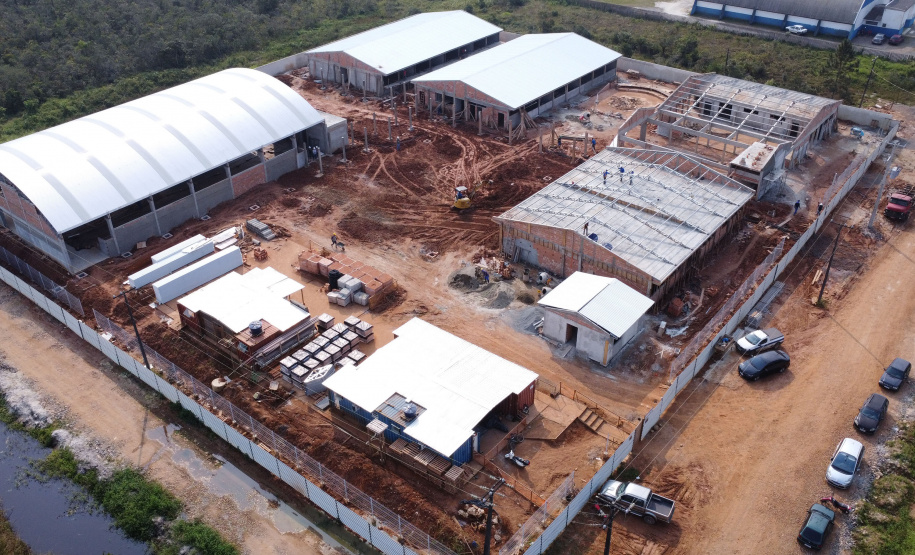 Unidade Nova Escolar Deputado Aníbal Khury está com 65% das obras executadas