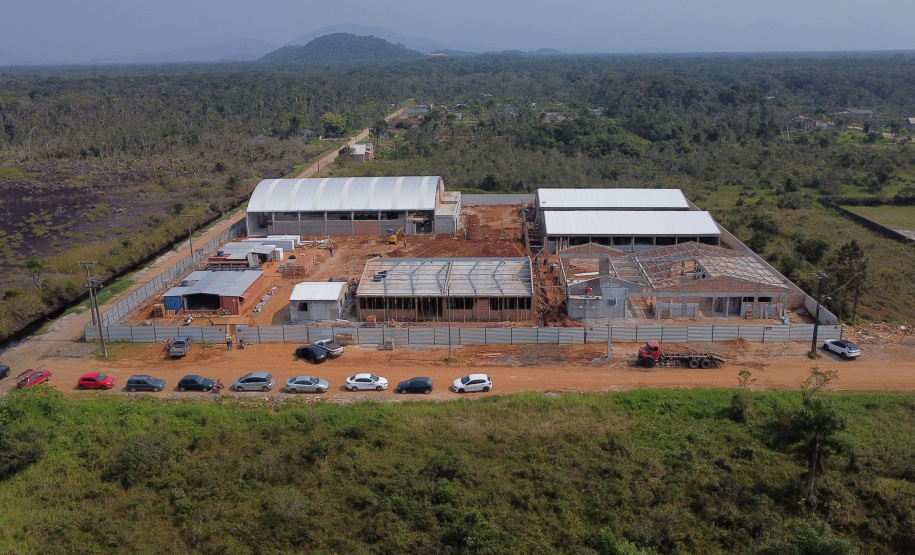 Unidade Nova Escolar Deputado Aníbal Khury está com 65% das obras executadas