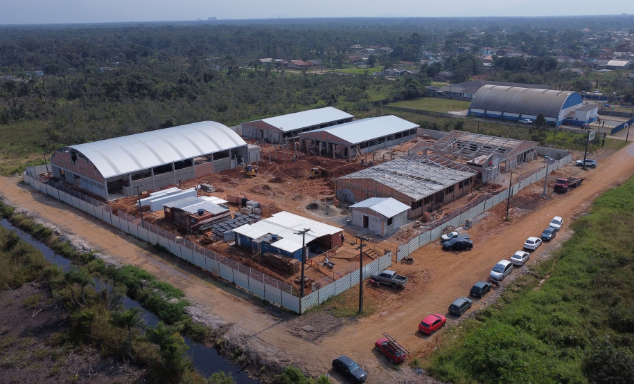 Unidade Nova Escolar Deputado Aníbal Khury está com 65% das obras executadas