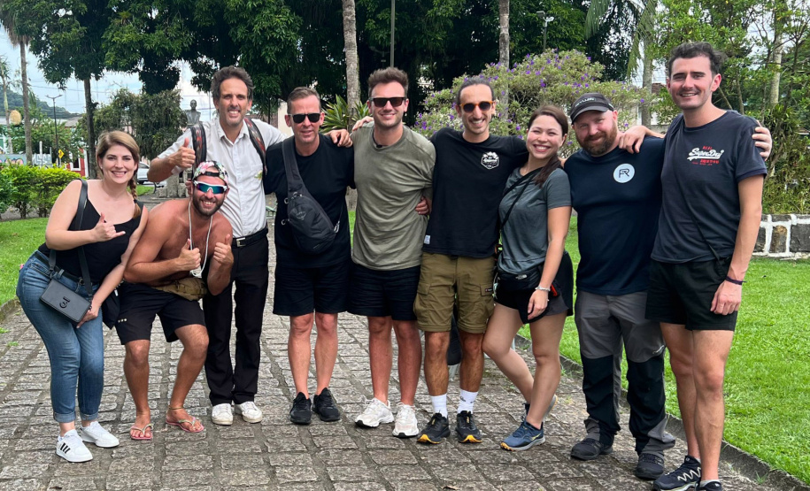 Trem turístico do Paraná é destaque em reality show de emissora europeia