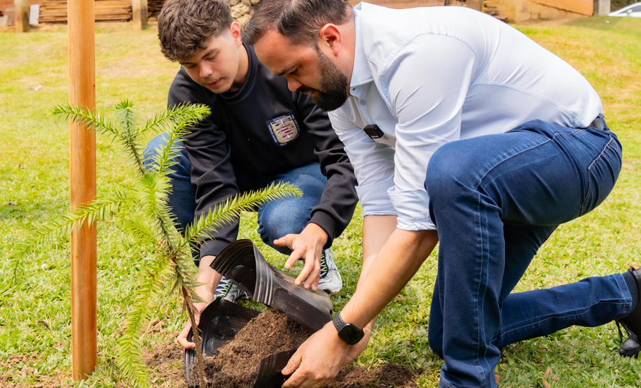 Em Irati, Educação lança projeto para o plantio de 40 mil mudas de árvores nativas
