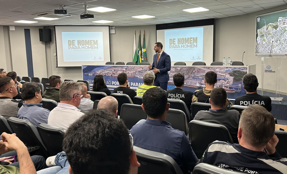 Portos do Paraná promove diálogo com homens sobre violência contra a mulher