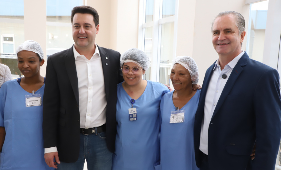 O governador Carlos Massa Ratinho Junior inaugurou nesta segunda-feira (16) o Hospital da Criança Irmã Maria Calista, de Maringá, no Noroeste do Estado.