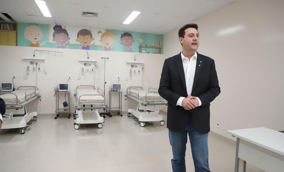 O governador Carlos Massa Ratinho Junior inaugurou nesta segunda-feira (16) o Hospital da Criança Irmã Maria Calista, de Maringá, no Noroeste do Estado.