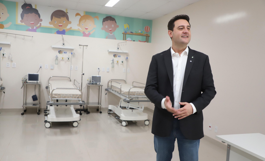 O governador Carlos Massa Ratinho Junior inaugurou nesta segunda-feira (16) o Hospital da Criança Irmã Maria Calista, de Maringá, no Noroeste do Estado.