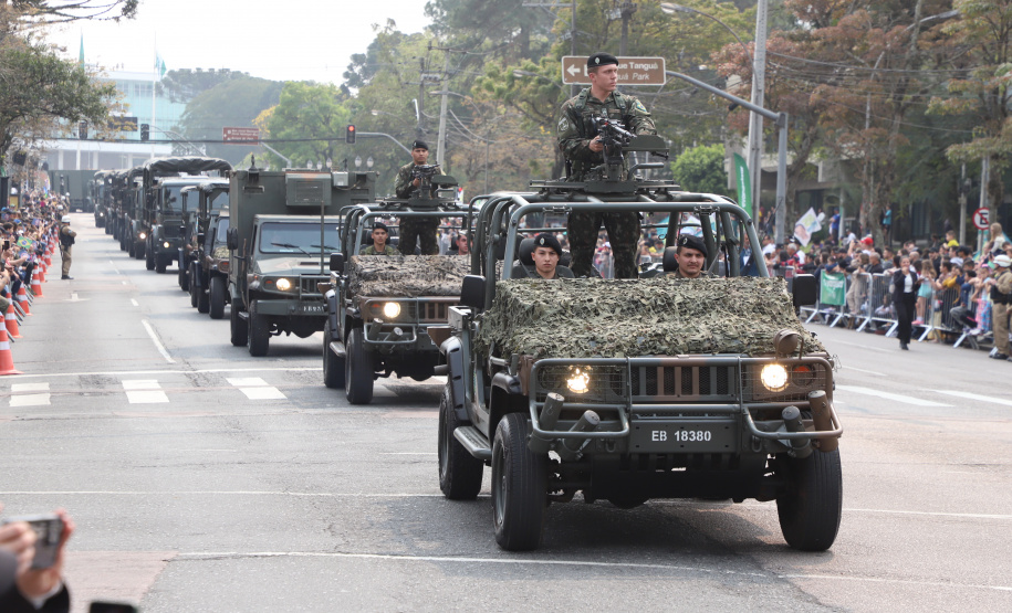 Desfile com milhares de pessoas festeja os 202 anos da Independência do Brasil