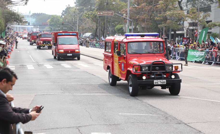 Desfile com milhares de pessoas festeja os 202 anos da Independência do Brasil