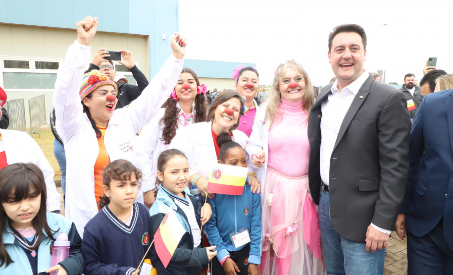 O governador Carlos Massa Ratinho Junior inaugurou nesta segunda-feira (16) o Hospital da Criança Irmã Maria Calista, de Maringá, no Noroeste do Estado.