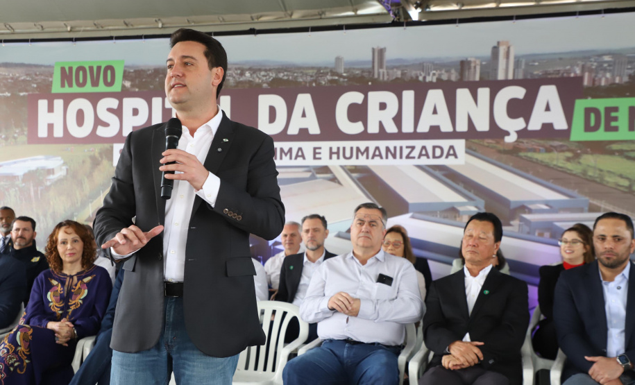 O governador Carlos Massa Ratinho Junior inaugurou nesta segunda-feira (16) o Hospital da Criança Irmã Maria Calista, de Maringá, no Noroeste do Estado.