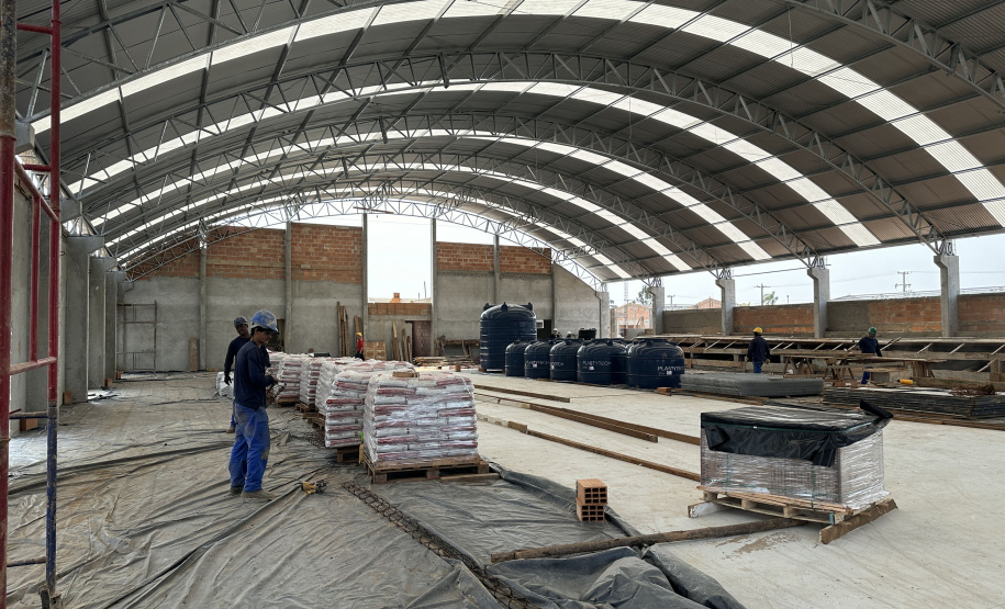 Unidade Nova Escolar Deputado Aníbal Khury está com 65% das obras executadas