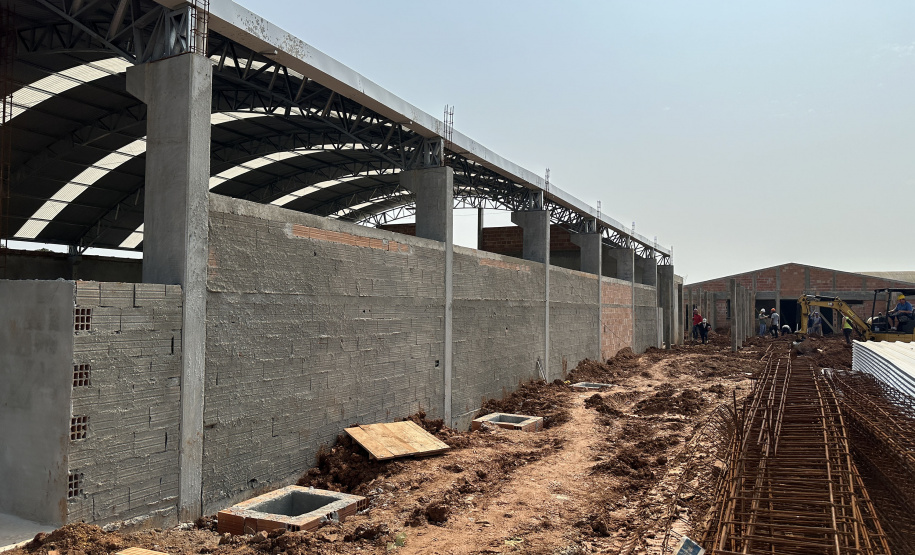 Unidade Nova Escolar Deputado Aníbal Khury está com 65% das obras executadas