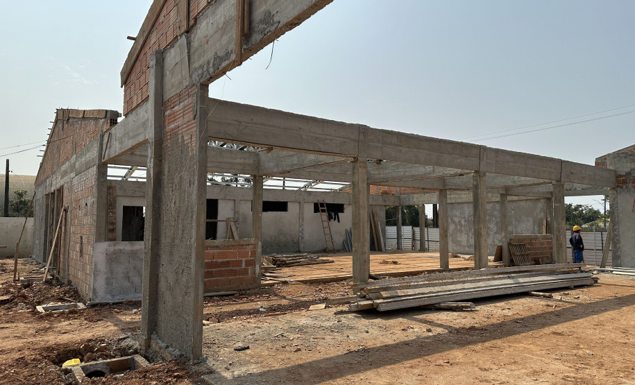 Unidade Nova Escolar Deputado Aníbal Khury está com 65% das obras executadas