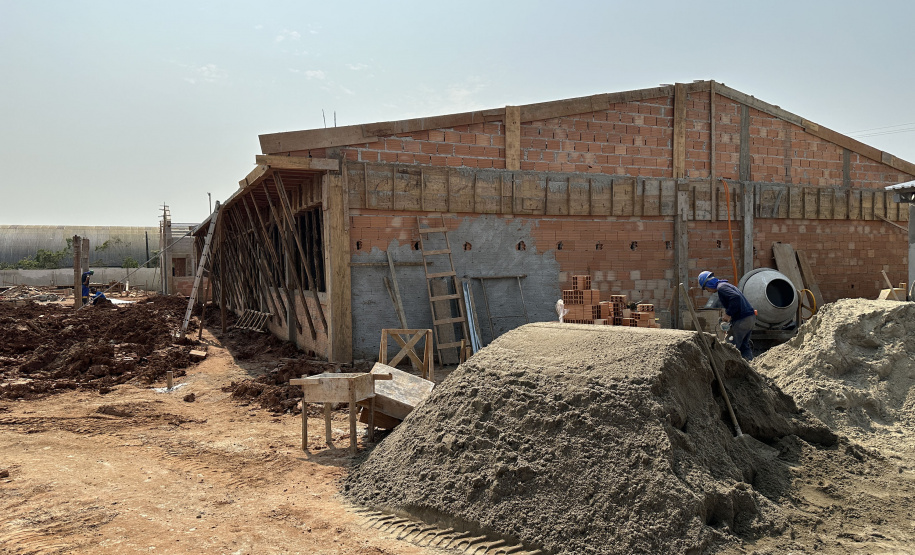 Unidade Nova Escolar Deputado Aníbal Khury está com 65% das obras executadas