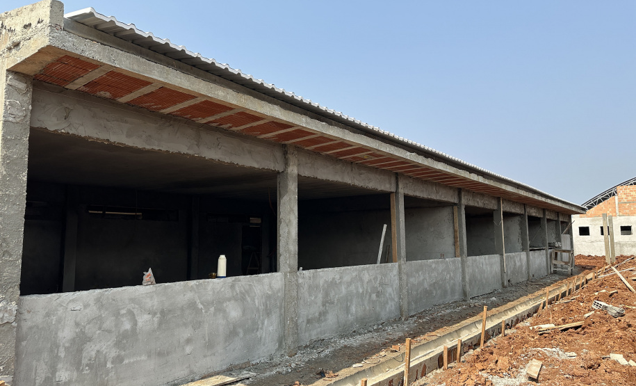 Unidade Nova Escolar Deputado Aníbal Khury está com 65% das obras executadas