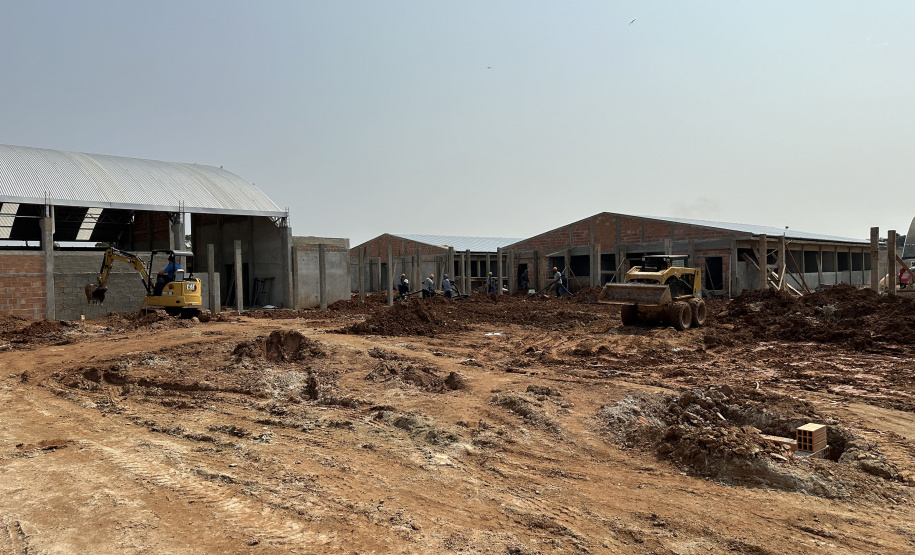 Unidade Nova Escolar Deputado Aníbal Khury está com 65% das obras executadas