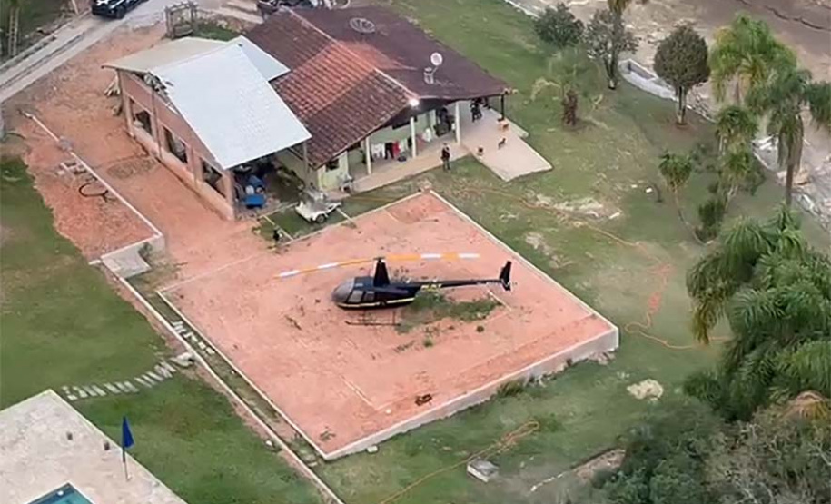 PCPR mira grupo que usava helicóptero para traficar grandes quantidades de droga