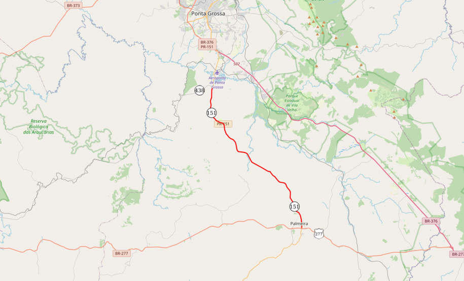 Obra de rodovia em concreto entre Ponta Grossa e Palmeira é homologada