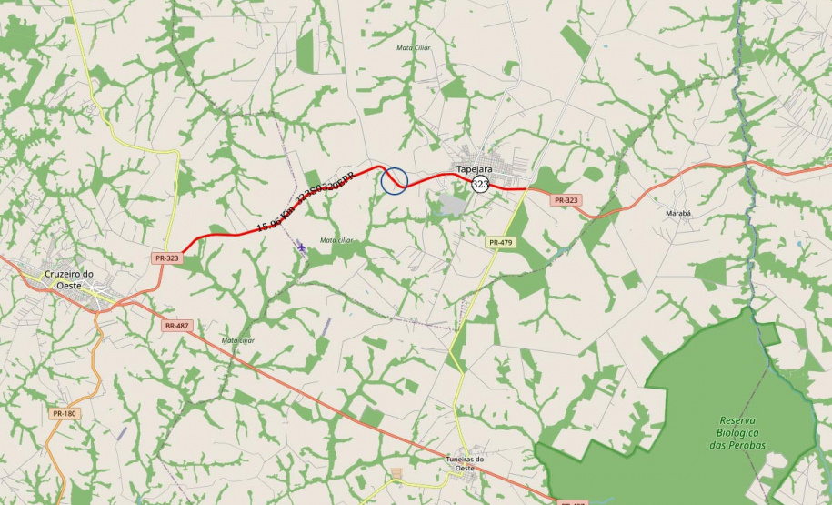 DER/PR vai investir mais de R$ 600 mil para combater erosão na PR-323 em Tapejara