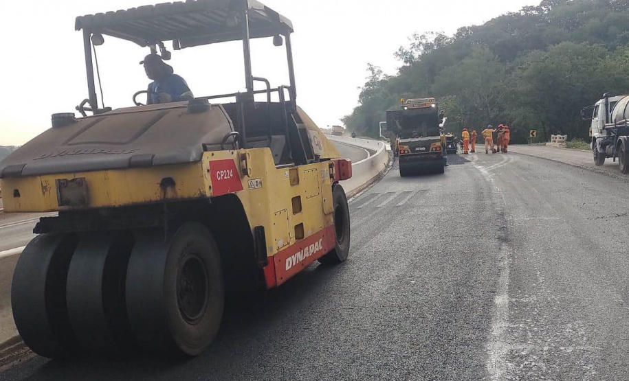 Rodovia entre Londrina e Tamarana tem conservação de pista dupla e simples